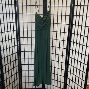 HALARA Forest Green Maxi Dress